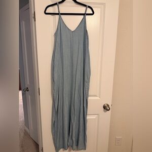 Chambray Maxi Dress